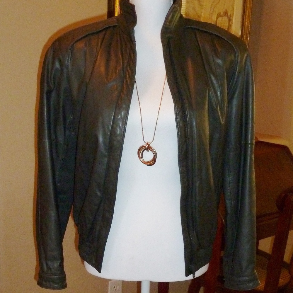 Leather Jacket Vintage 1981 Euc - image 1